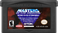 Masters of the Universe: He-Man Power of Grayskull GameBoy Advance US box art